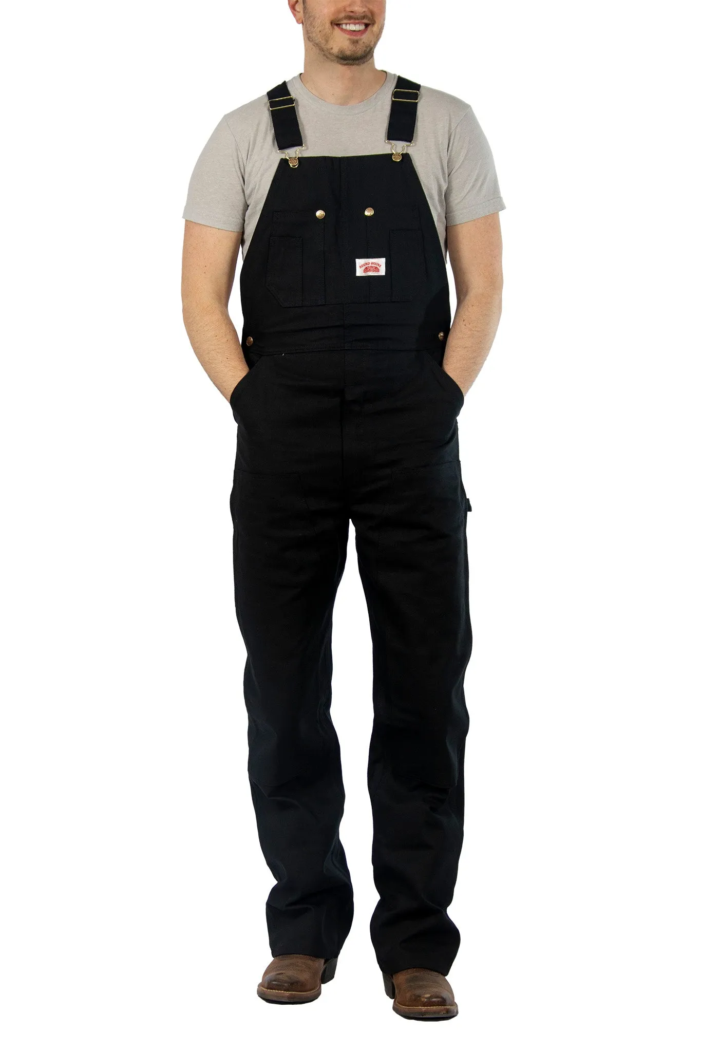 #383 Heavy Duty Black Duck Bib Overalls