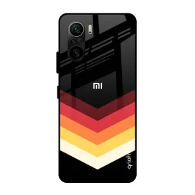 Abstract Arrow Pattern Glass Case For Mi 11X Pro