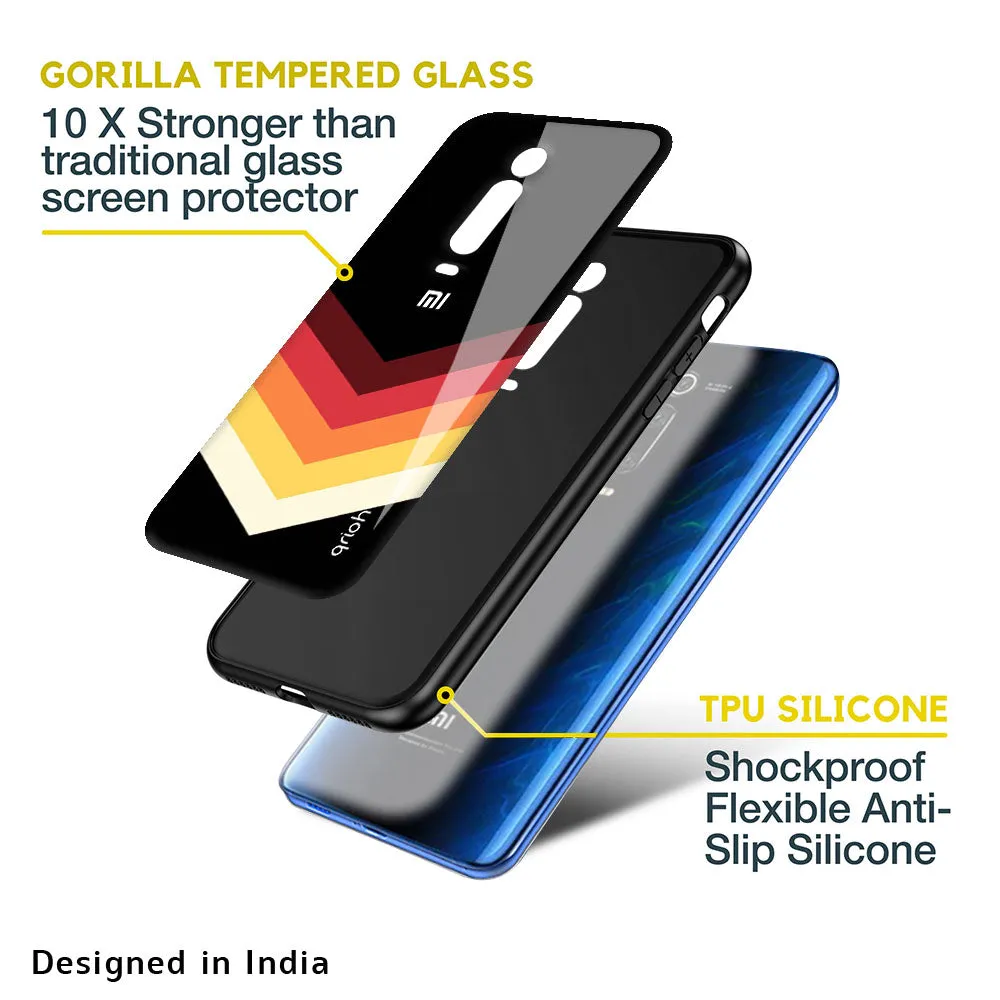 Abstract Arrow Pattern Glass Case For Mi 11X Pro