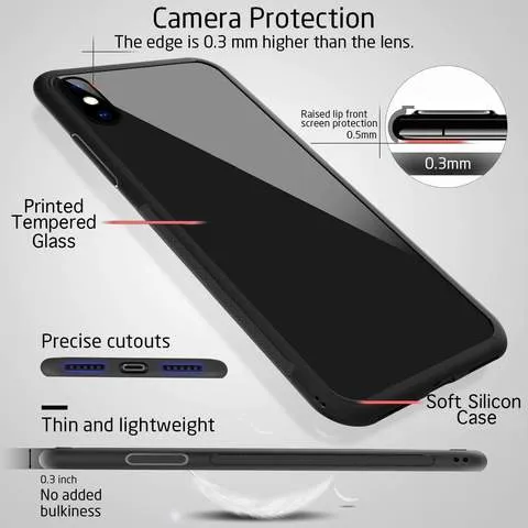 Abstract Arrow Pattern Glass Case For Mi 11X Pro