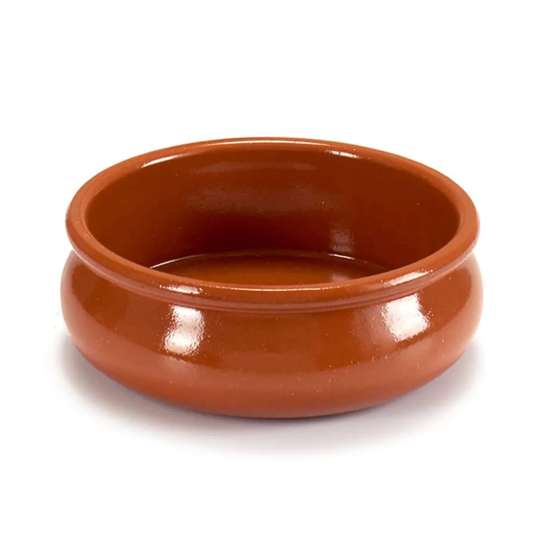 Arte Regal Brown Clay Belly Cooking Bowl 16 cm