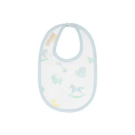 Beaufort Bonnet Burp Me Bib, Something for Baby Blue