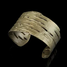 Birch Bark Cuff - Green