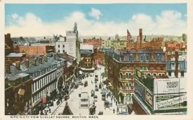 Bird's Eye View of Scollay Square