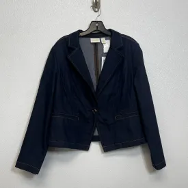 Blazer By Chicos O In Denim, Size: L