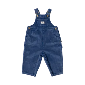 BLUE  CORD BABY OVERALLS