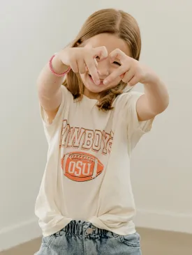 Children's OSU Wonka Football Off White Tee