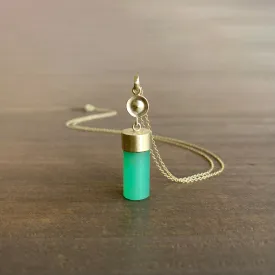 Chrysoprase Temple Necklace