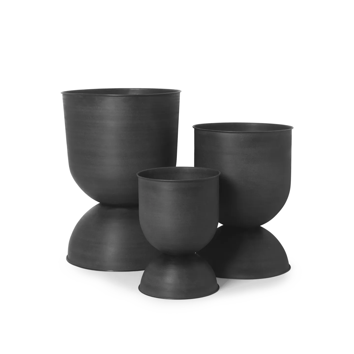 Ferm - Hourglass Pot - Small - Black