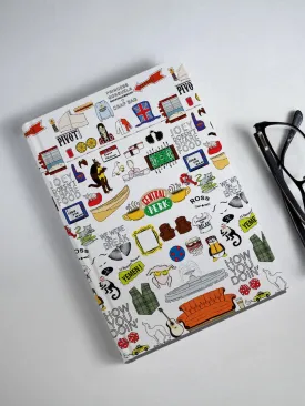 Friends Doodle Design Hardbound Diary