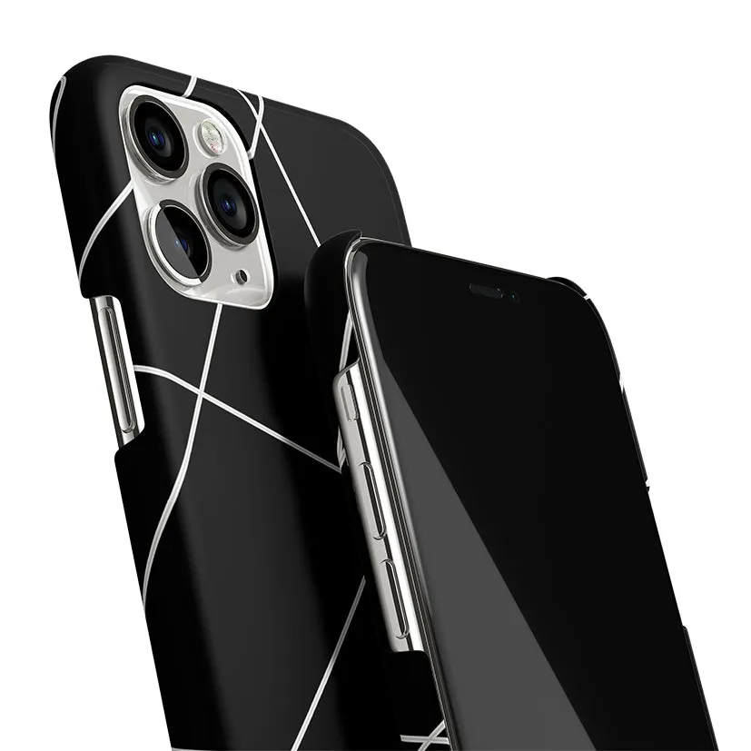 Geomatric Black Phone Cover | Matte Case