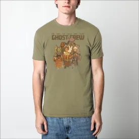 Ghost Crew Mural Olive Tee