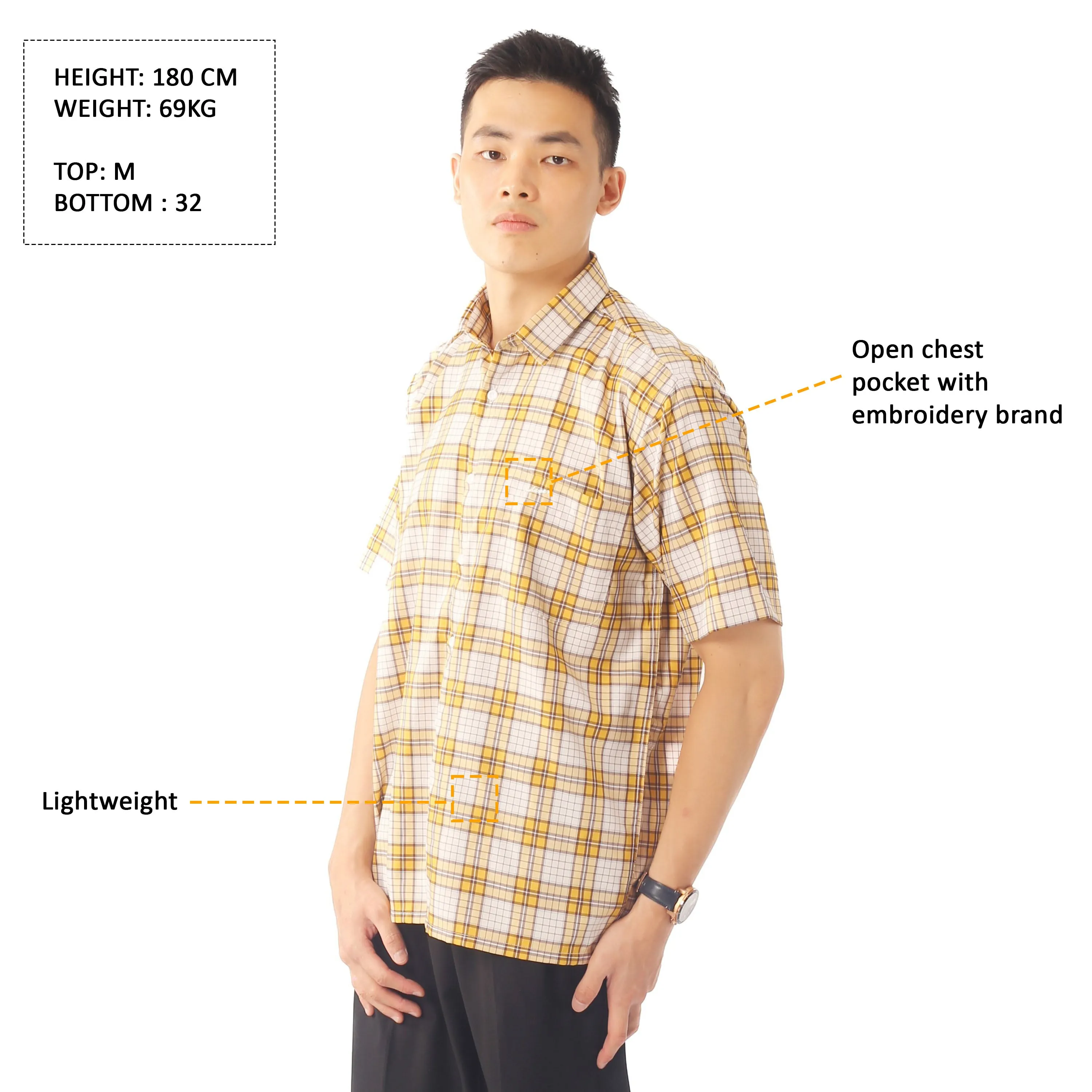 IDEXER SHORT SLEEVE SHIRT [REGULAR FIT] ID0240