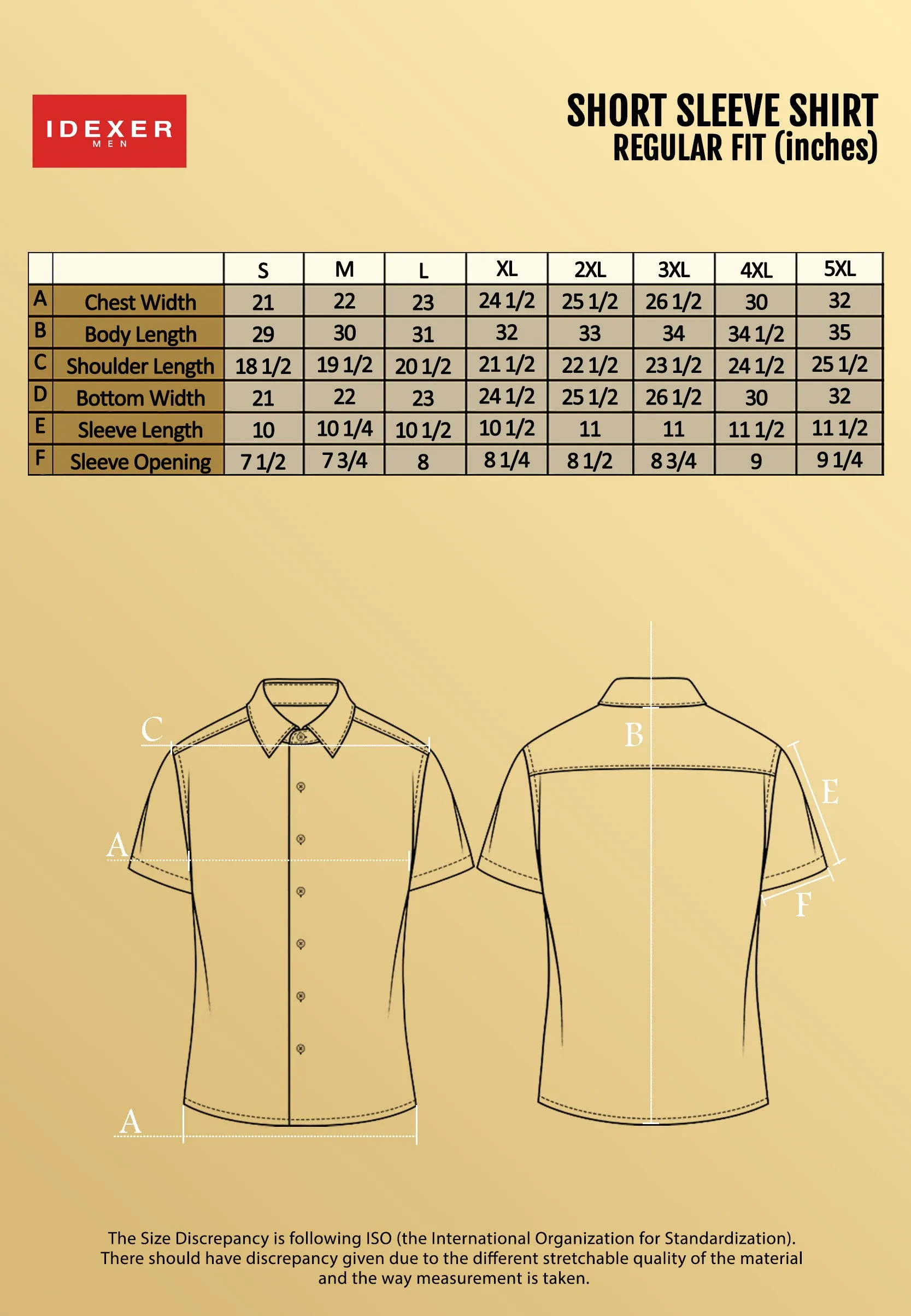 IDEXER SHORT SLEEVE SHIRT [REGULAR FIT] ID0240