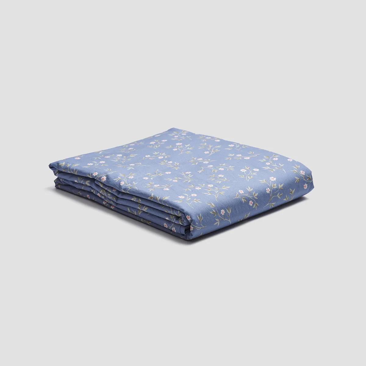 Iris Floral Cotton Flat Sheet