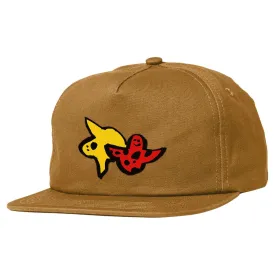 Krooked Ladybug Snapback Hat Brown