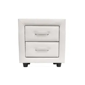 Majestic II Bedside Table White