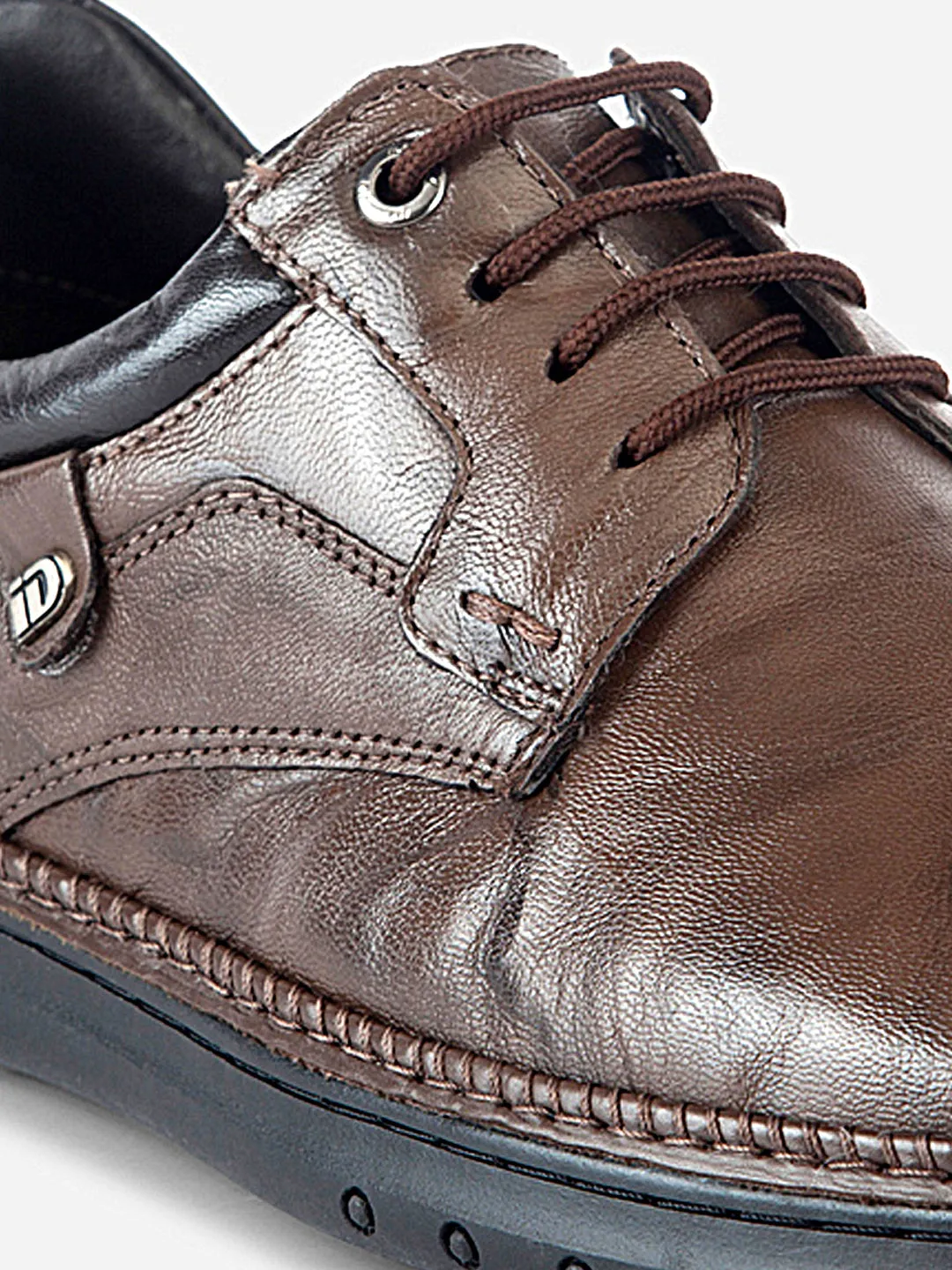 Men's Brown Dual Tone Comfort  Lace Up (ID1118)