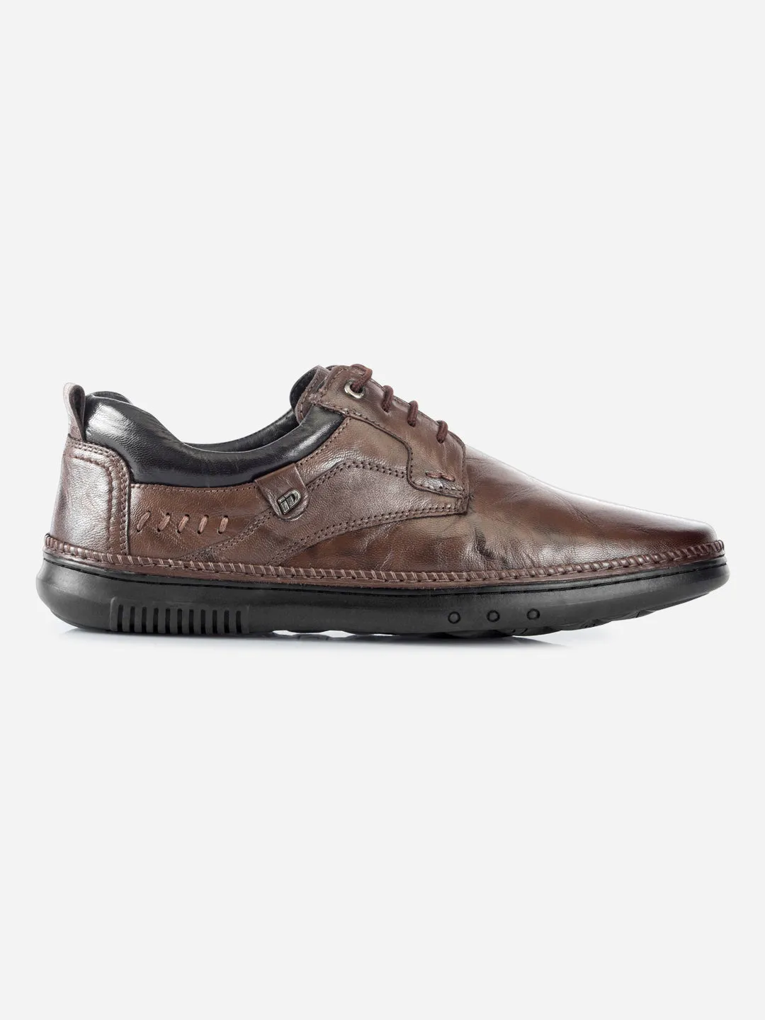 Men's Brown Dual Tone Comfort  Lace Up (ID1118)