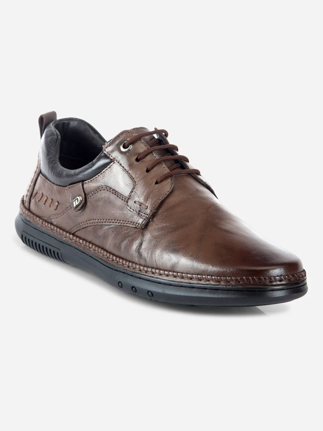 Men's Brown Dual Tone Comfort  Lace Up (ID1118)