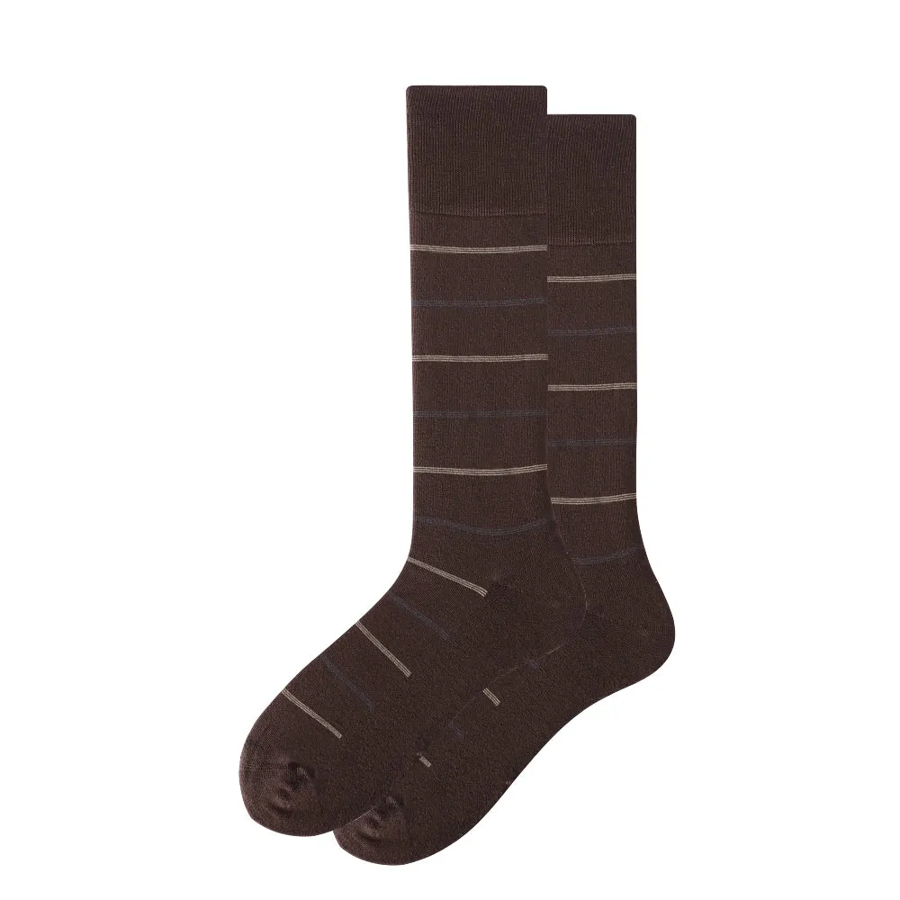 Men's Touch Wear Everyday Lined Dress Socks 4-packs