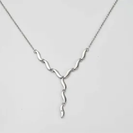 Ocean Wave Diamond Necklace