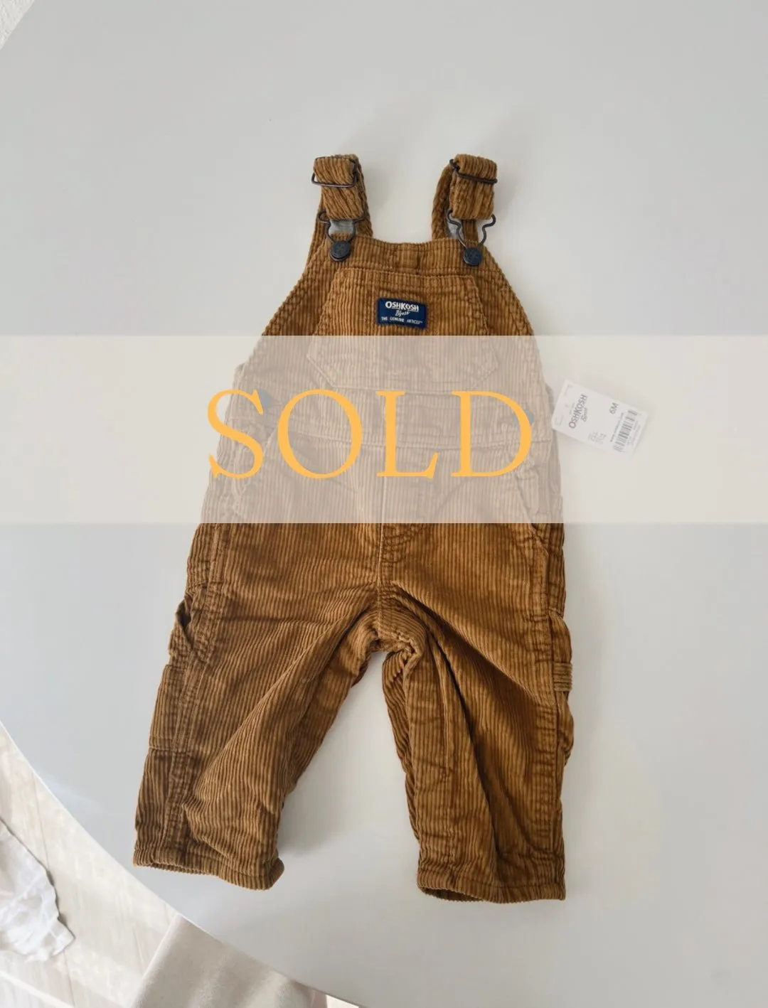 Oshkosh overall pre loved 6m 