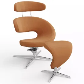 Peel with Footrest Chair by Varier