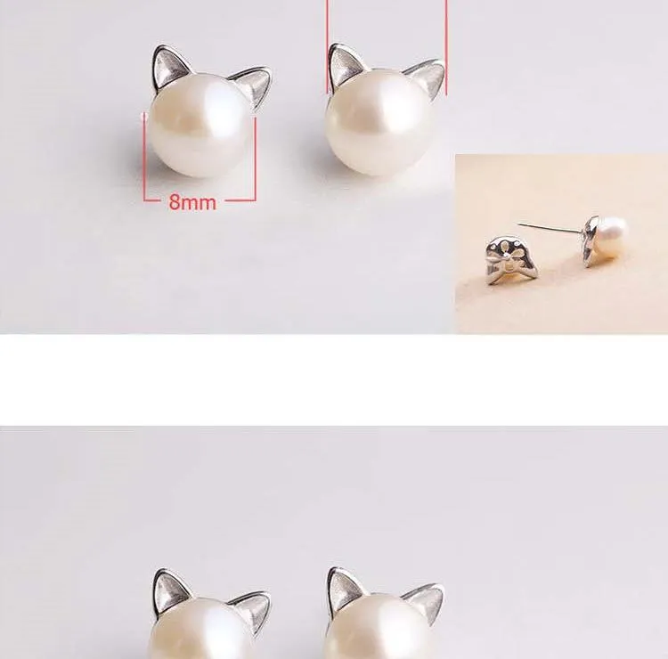 Purrfect Pearl Earrings