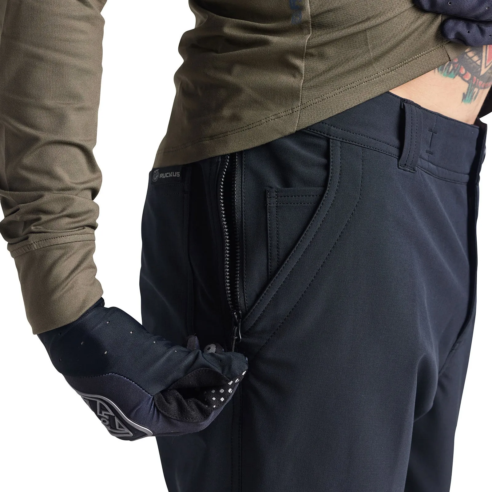 Ruckus Long Travel Pant Mono Carbon