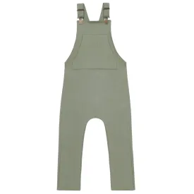 Soft Long Legged Overalls-Green