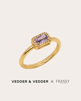 The Faithful ring - amethyst color