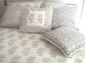 Tilonia® Twin Duvet Set - Black & White Floral