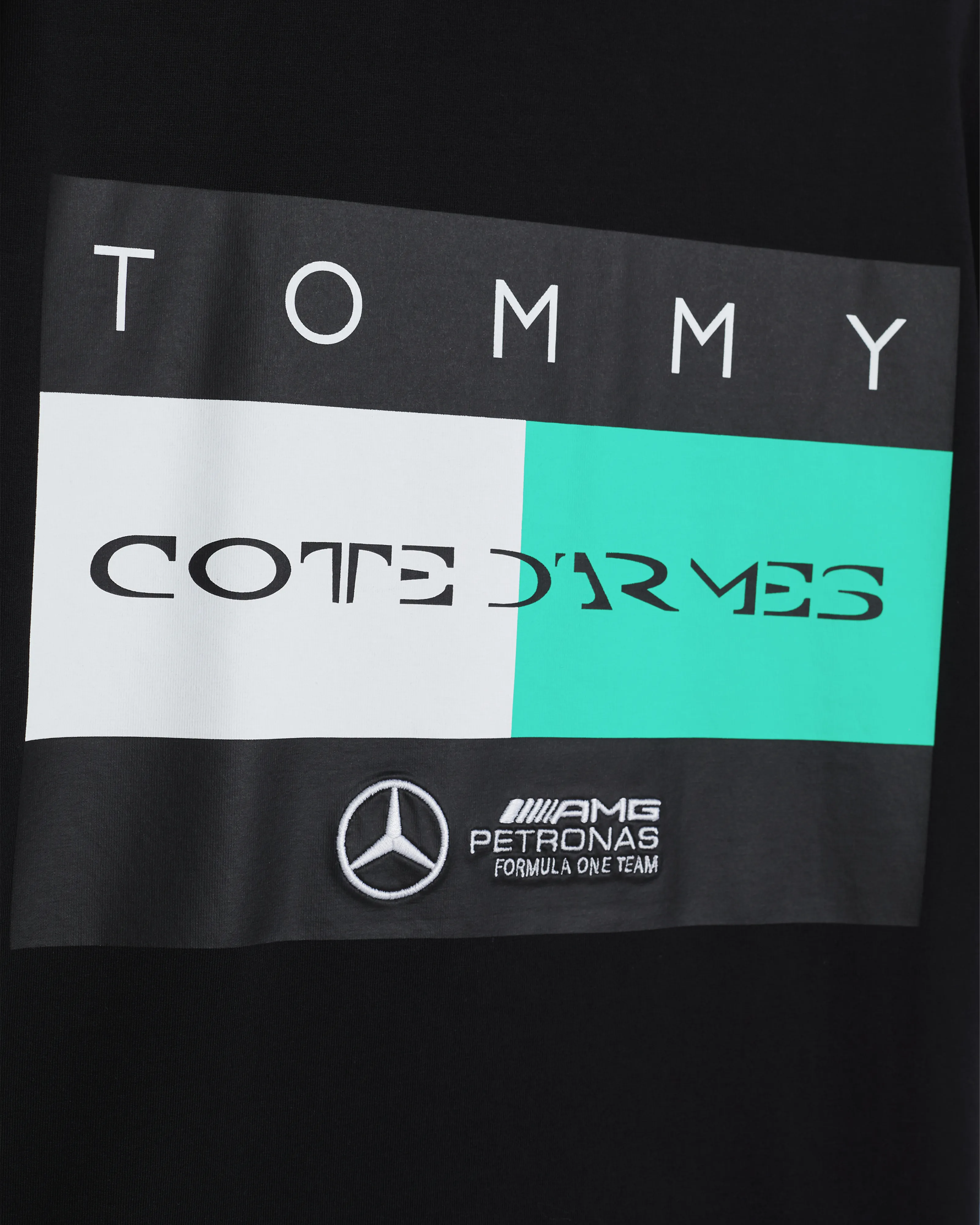 Tommy x Mercedes-AMG F1 x Clarence Ruth Black Flag Graphic Tee