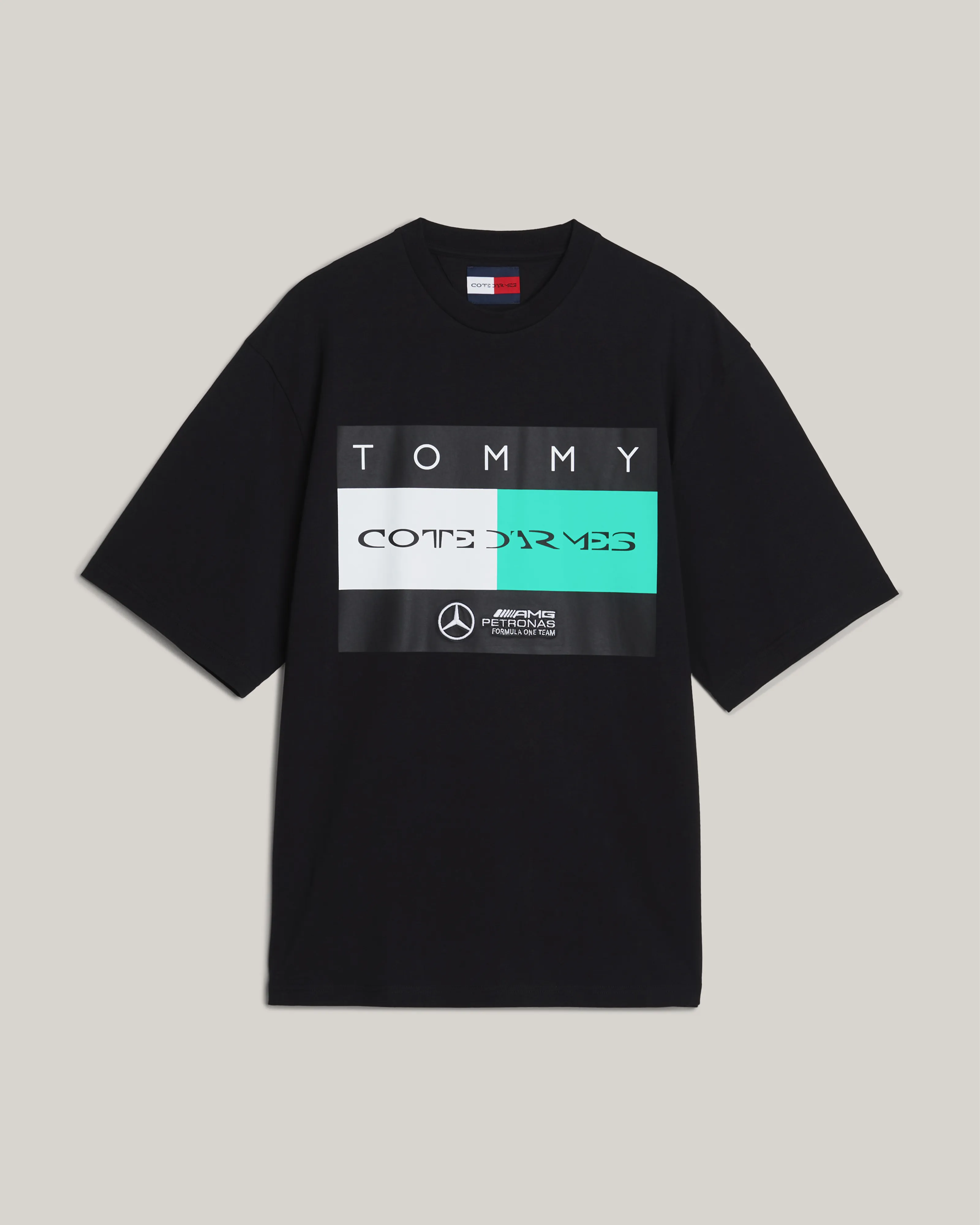 Tommy x Mercedes-AMG F1 x Clarence Ruth Black Flag Graphic Tee